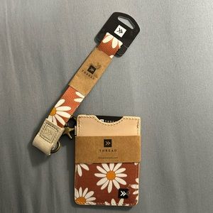 Thread Wallet vertical wallet and wrist lanyard
